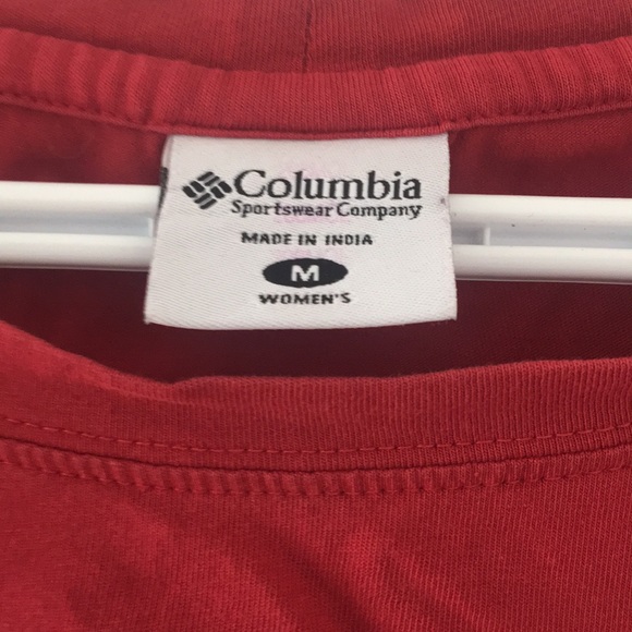 🌼4/20 DEAL🌼 Colombia red sleeves tee - Picture 2 of 4